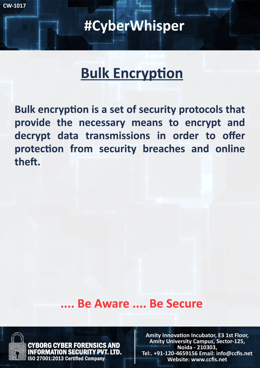 ccfis's tweet image. #CyberWhisper #CyberSecurity #Encryption