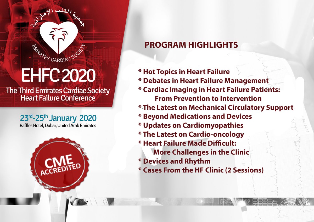 Emirates Heart Failure Conference (ehfc2020) Twitter
