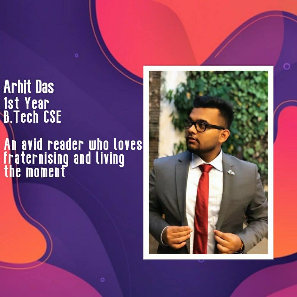 VibranceVIT's tweet photo. Endless banter, Insta worthy pics, uncountable memories, indelible experience...get a dose of everything in Vibrance20. Camaraderie and fun are highly awaited! - Arhit Das https://t.co/mRHlkUsOPt