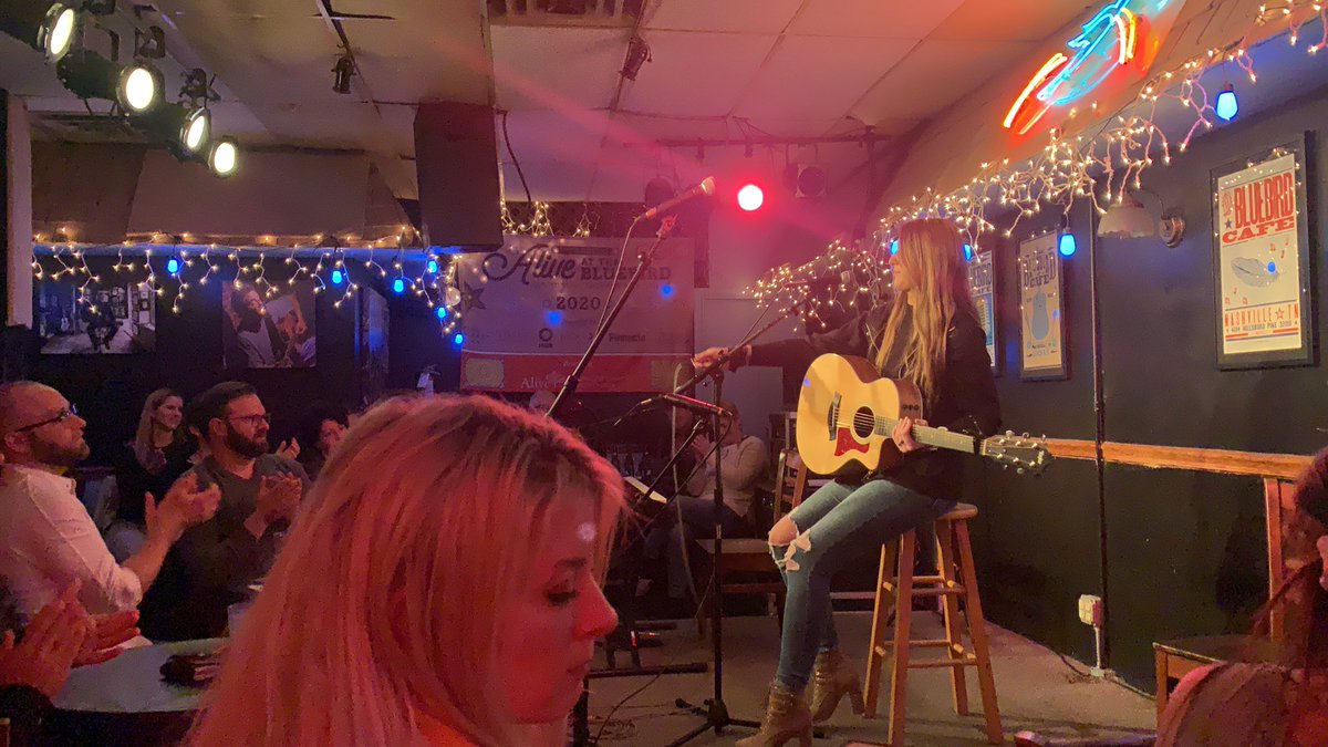 I’ve spent my whole life dreaming about playing in front of this little blue bird &amp; today that dream finally came true((:
-
1.13.2020 - The Bluebird Cafe