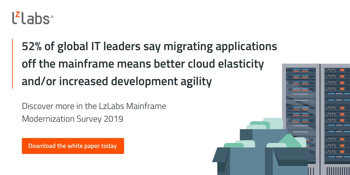 According to our latest survey, more than half of global IT leaders say migrating off the mainframe means better cloud elasticity and/or increased development agility – click here to read the full findings in the white paper. hubs.ly/H0mzrf404