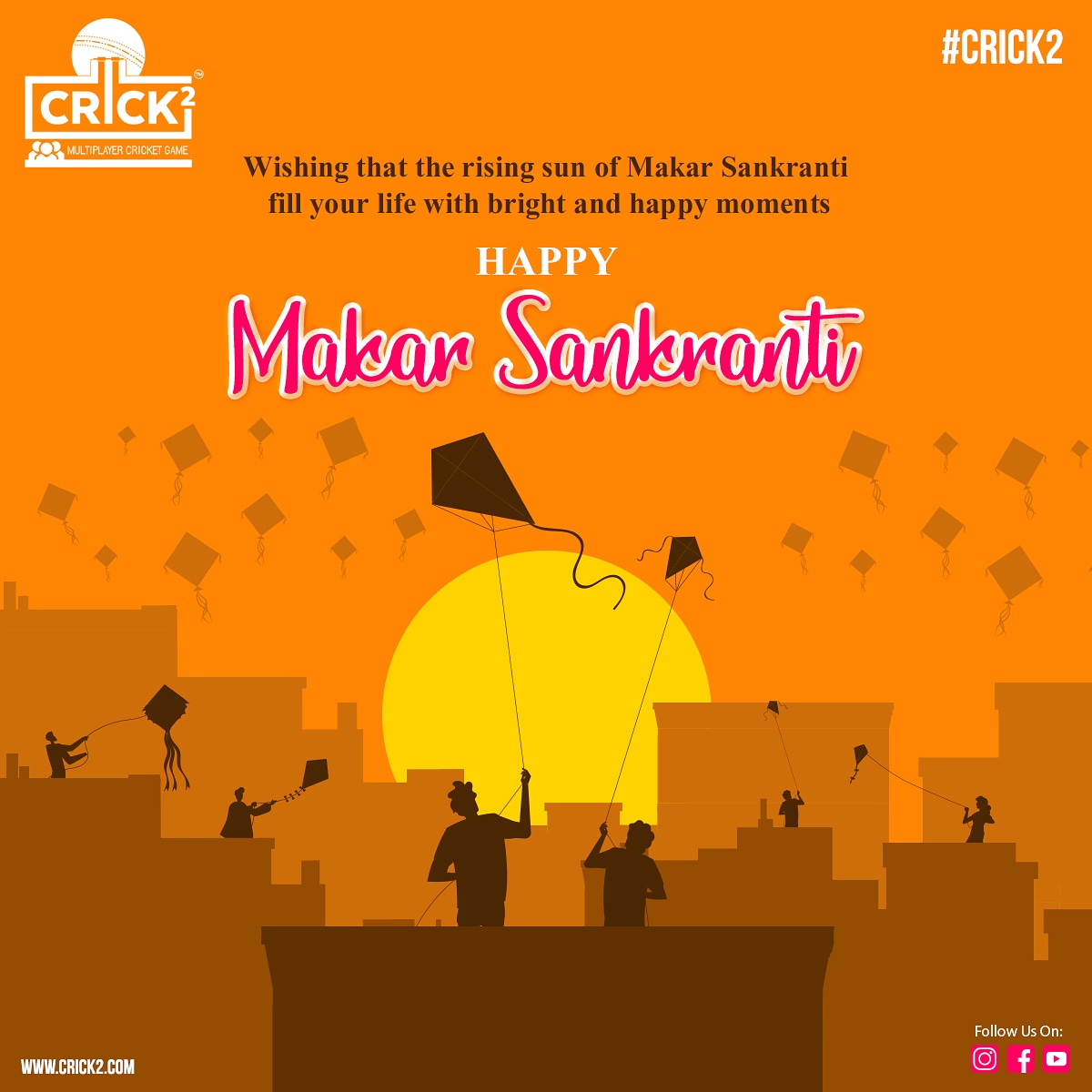 Crick2Game's tweet photo. #makarsankranti2020 #MakarSankranti https://t.co/iKdXYZO2xn
