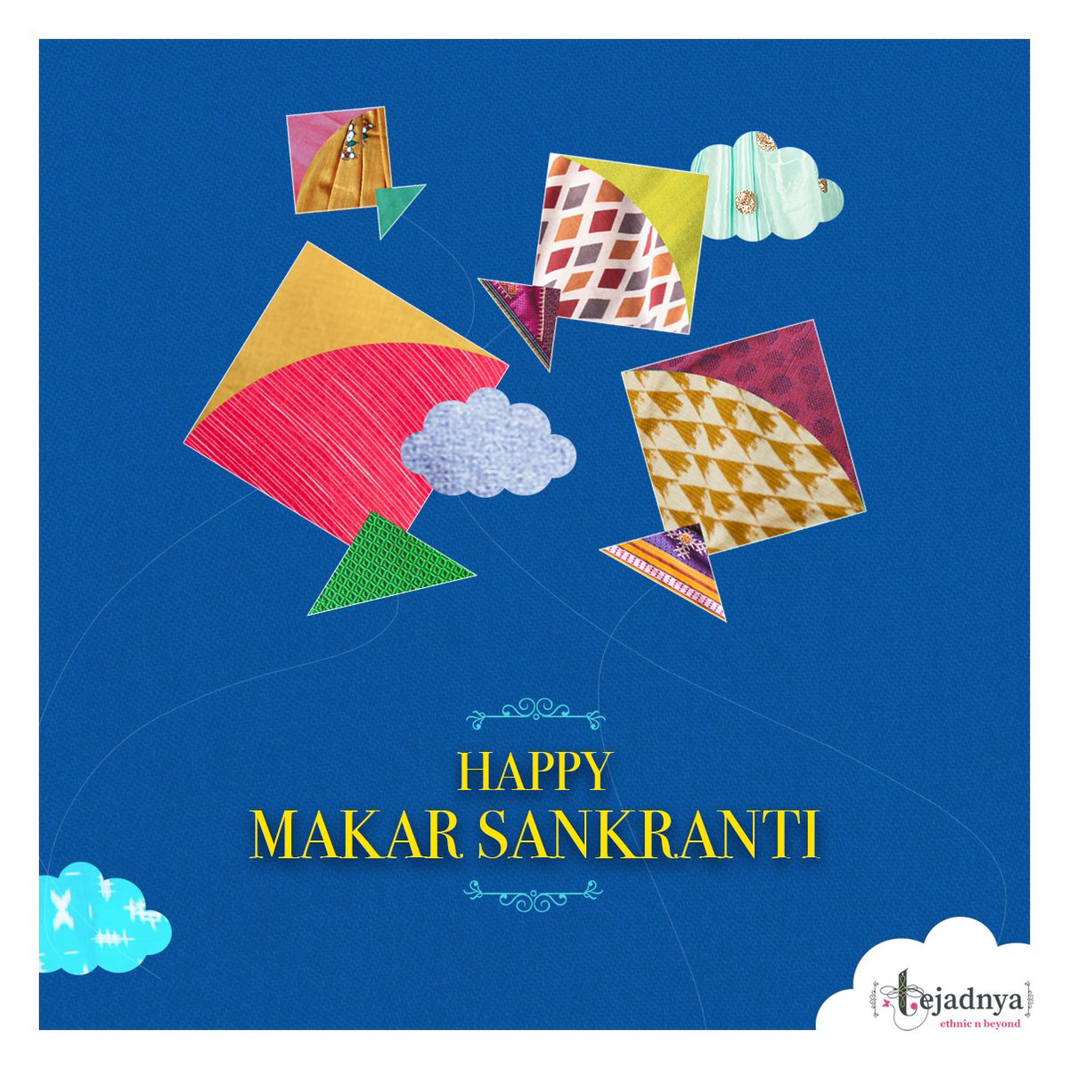 tejadnya's tweet photo. Team #Tejadnya wishes you and your family a very happy and prosperous Makar Sankranti.

#MakarSankranti2020 https://t.co/3sh2oFw3ye