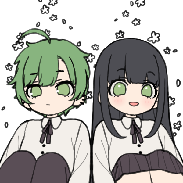 ゐあいは低浮上 麻里ちゃ お友達 と異藍 イラストメーカー でツーショット 百合っぽいw オリキャラ イラスト イラストメーカー T Co X0obzxfpve Twitter