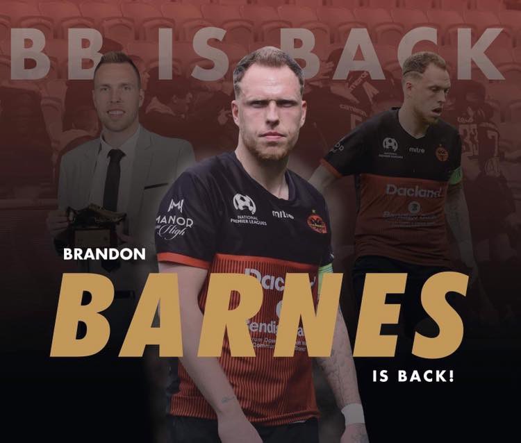 DandyThunderFC's tweet photo. π΄β«οΈβ‘οΈ BB IS BACK!!!
The club is thrilled to announce the return of prolific striker and crowd favourite Brandon Barnes to George Andrews Reserve!
#BBBACK #welcomehome #dtfcfam https://t.co/kPfKNgaAHS