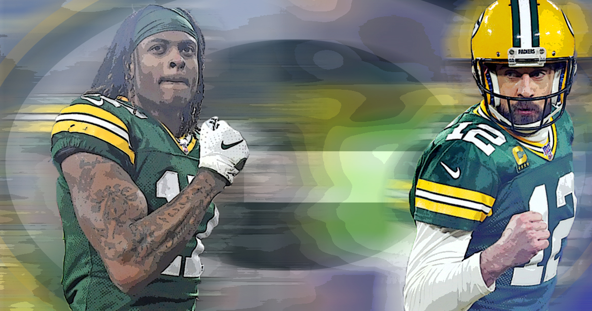 ransport's tweet photo. Green Bay Packers: Aaron Rodgers und seine Liebeserklärung an Davante Adams #ranNFL  https://t.co/Hzlv0YFQv3 https://t.co/Jxo7QxCZax