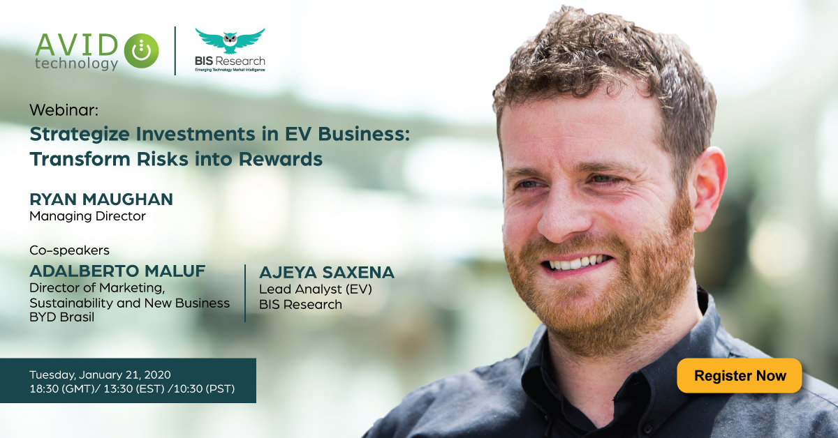 AVIDTechnology1's tweet image. 📅 Only 1 week to go until the @BISResearch webinar, featuring AVID founder @avidryan! Learn about key investment areas in the EV Manufacturing, Charging and Battery ecosystems, and what risks await companies in these sectors.

#AVIDTech #CleanTech #Webinar #ElectricVehicles #EV