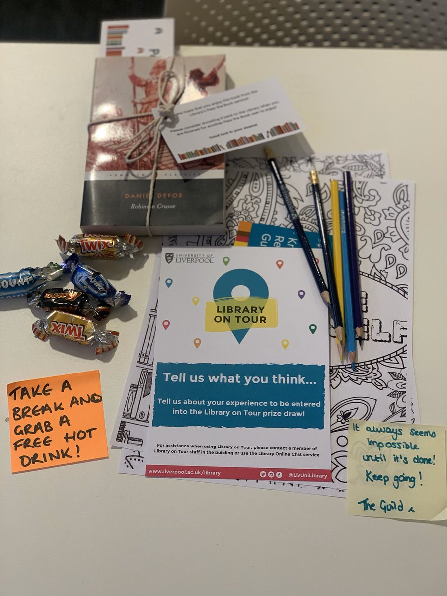 LiverpoolGuild's tweet photo. Who says revision can’t be fun?

@LivUniLibrary Library on Tour giving you extra study space and all the good vibes to see you through 💕🎉👏⚡️

In the Guild every day until 24.01 👏👏 https://t.co/miDc7TFjNx