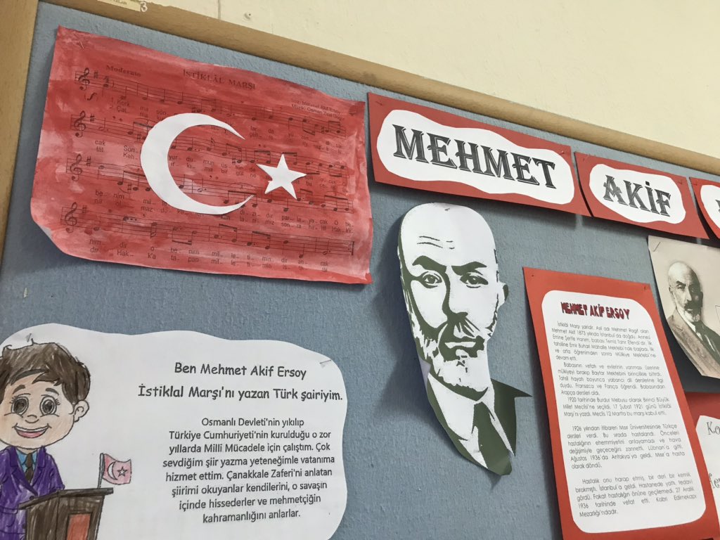 3/A sınıfı öğrencilerinin İstiklal Marşımızın şairi Mehmet Akif Ersoy’u Anma etkinliği 🇹🇷🇹🇷🇹🇷 ALLAH BU MiLLETE BİR DAHA İSTİKLAL MARŞI YAZDIRMASIN 🇹🇷🇹🇷🇹🇷 <a href="/ziyaselcuk/">Ziya Selçuk</a> <a href="/SeyitAliBuyuk/">Seyit Ali Büyük</a> @Mehmeta10176968 #kulumem #konyamem
