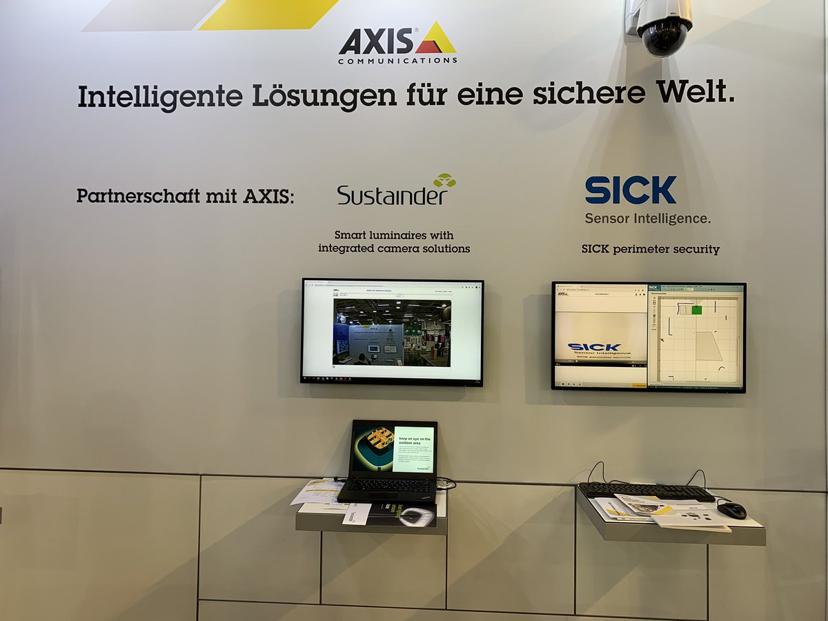 Axis_DACH's tweet photo. Was ist Ihre Herausforderung? Ist Ihr Gelände ausreichend geschützt? Auf der #PerimeterProtection in Halle 12, Stand 313 finden Sie von #Netzwerk Video-, Zutrittskontroll-, Audio- und Radarlösungen alles, was Sie für den #Perimeterschutz brauchen - mehr https://t.co/rDoIuYNpQs https://t.co/g9YlbMplPl