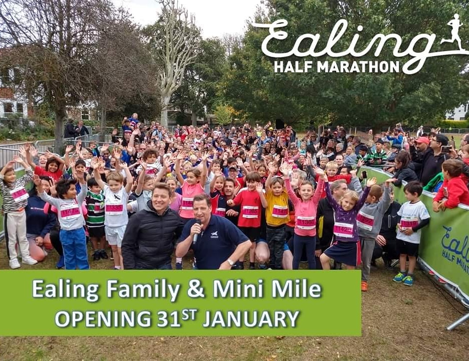 EalingHalf's tweet image. It's what you've been waiting for. The Ealing Family &amp;amp; Mini Mile opens Friday 31st January at 12:30pm. Don't miss out.... 

#activekids #ealinghalf #minimile #mile #running
