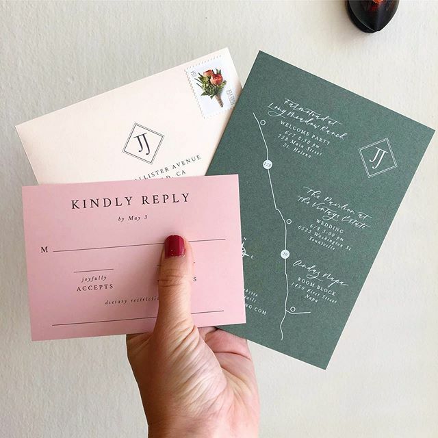 BFoxCalligraphy's tweet photo. Playing with unexpected color palettes for invitations is my absolute favorite part of the design process 🙌🏻
____
#moderncalligraphy #calligraphy #stationery #invitationsuite #weddinginvitations #custominvitations #calligraphyinvitations #californiawedding #weddinginspiratio… https://t.co/QlMj7Irwlo