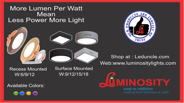 LuminositySolu's tweet photo. Shop online for LED lights at best prices now! Luminosity Solutions is a one stop shop for genuine LED bulbs, LED lights, flashlights online.
#Luminositysolution #leduncle #ledbulbs #online #innovation #onestopshop #bestprices #shoponline #bulb #energy #ledheadlights #homedecor https://t.co/F08ouLqrE8