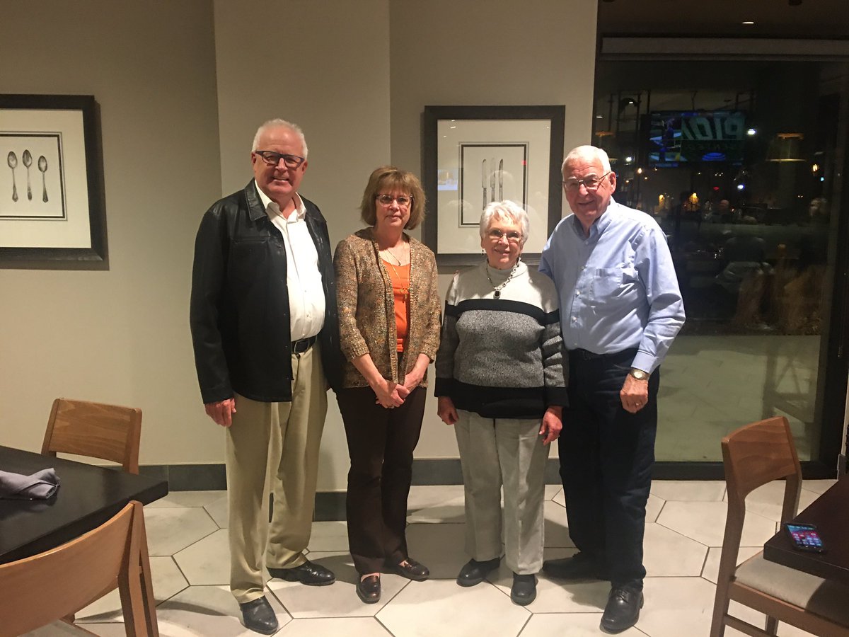 TimWJackson's tweet photo. Dinner tonight in Greeley with longtime @denverpost #AutomotiveWriter @BudWells6 and wife Jan.... Looking forward to 2020 edition of @denverAutoShow https://t.co/d55rlURgS8