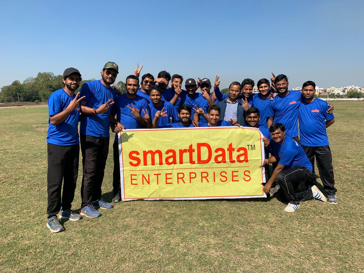 sdeievent's tweet photo. The first match of the #ITCup won by #smarTians from #smartDataNagpur is not just a #cricket competition, it is a #festival where more than 30 teams compete at something dear to their heart –The Game of #Cricket!
#Congratulations #smarTians
#CFG #workhardplayharder #Fitness https://t.co/r5nvwy2tut