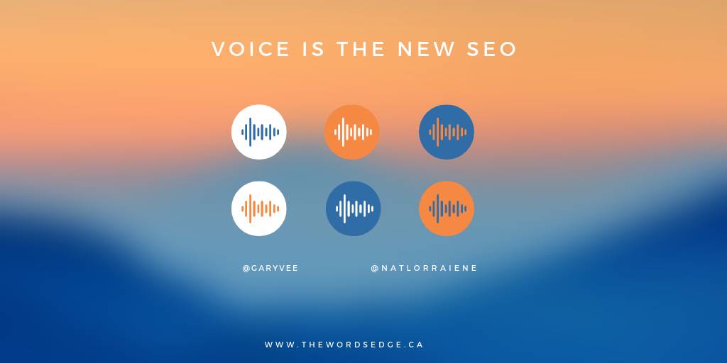 the_wordsedge's tweet photo. Voice🎤 is the new SEO.
#GaryVee predicts how voice🎙 will revolutionize #digitalmedia🔲
Click🖱 the link to read more on how voice will change media and #Digitalconsumerism as we know it👇
#TheWordsEdge #CreativeAgencyInBangalore #TWE
#SEOfuture
https://t.co/cd6NMzlBHu https://t.co/wkBOzVmB5x