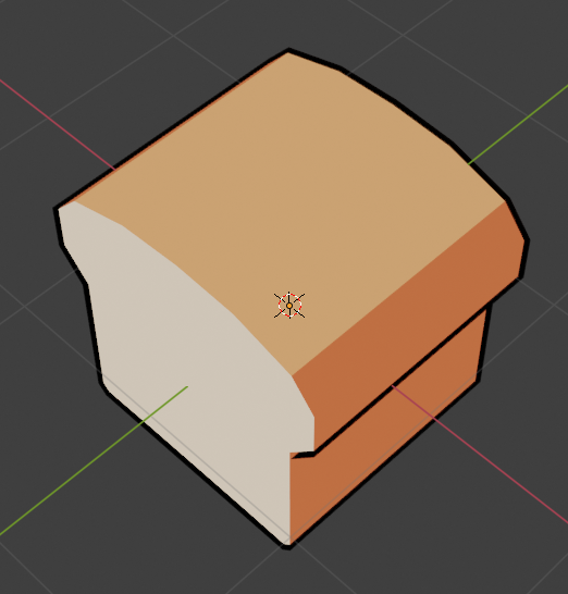 _Gabrielfer's tweet image. Not so random this time, the asset may become a food one #sprytile #blender #3D #vacaroxa #lowpoly