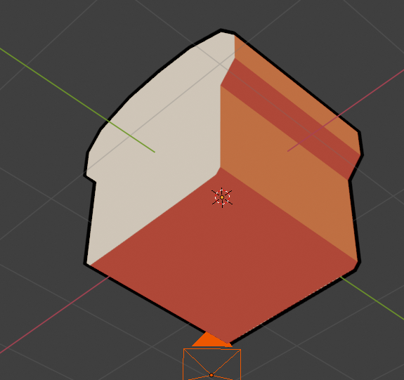 _Gabrielfer's tweet image. Not so random this time, the asset may become a food one #sprytile #blender #3D #vacaroxa #lowpoly