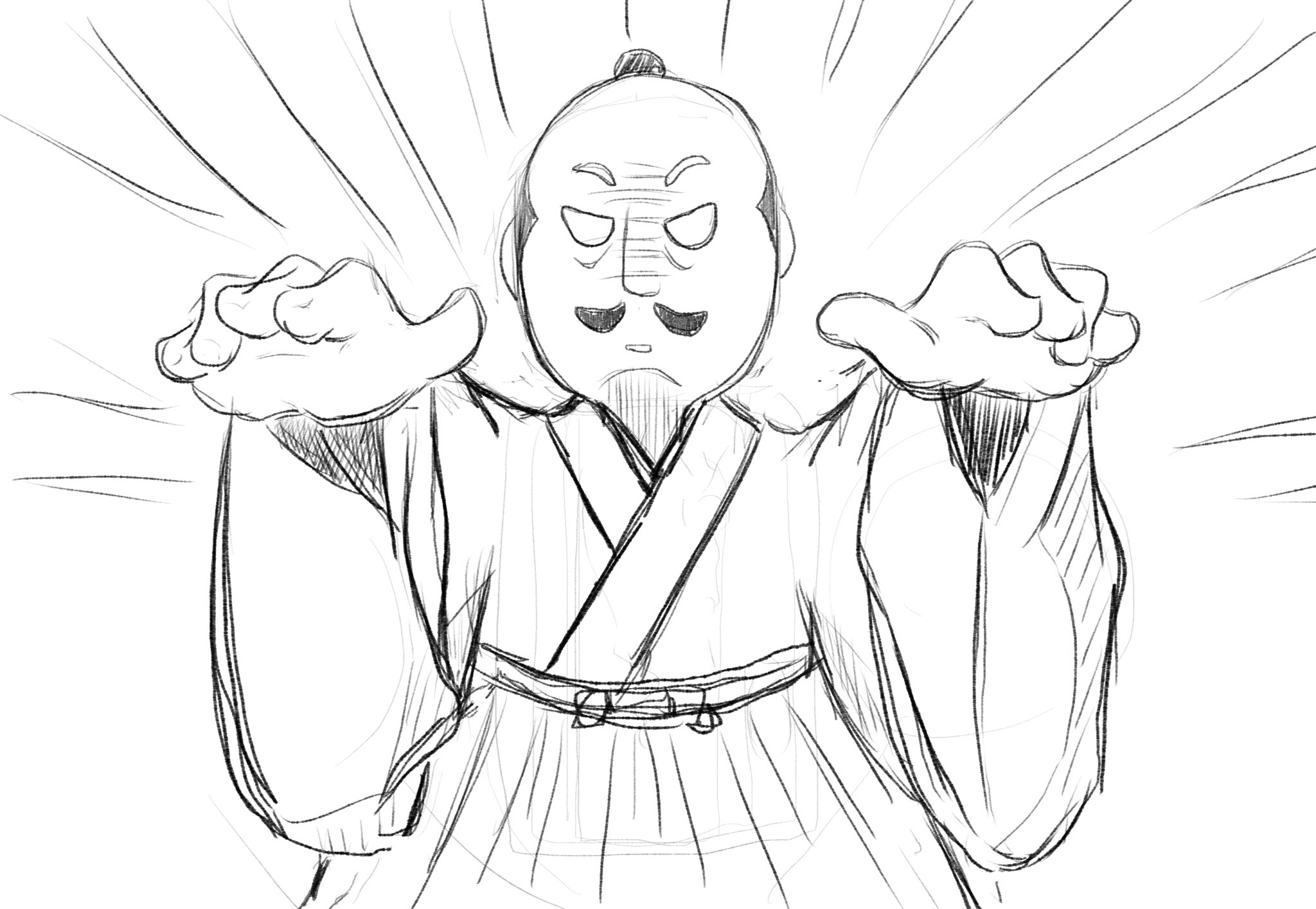 深蔵 ふかぞう 漫画とイラスト 着物の袖の正面から見た図が難しい あってるのか 仕事絵とは関係ないイラストですが T Co Zqz8zekrpf Twitter