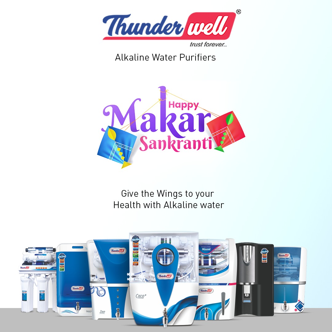 thunderwellro's tweet image. From all of us at Thunderwell, we wish everyone a #happymakarsankranti #alkalinewaterfilter #Thunderwellro #alkaline #RO #waterpurifier #waterpurifiers #sehatwalapaani #SurbhiChandna