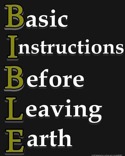 JesusIsNear2's tweet photo. #Basic #Instructions #Before #Leaving #Earth #BasicInstructionsBeforeLeavingEarth #BIBLE #GodisGood #Amen https://t.co/vi9L2aj9dH