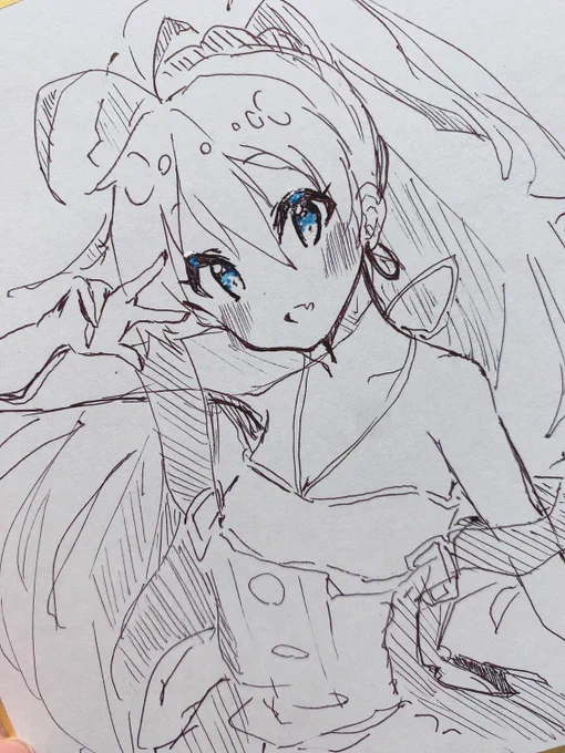 空いた時間に落書きぃ✏️ 