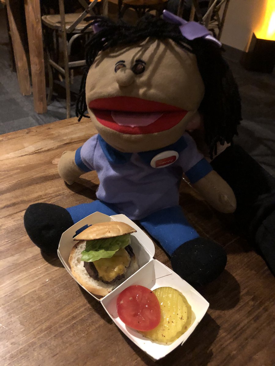 Deep thought—sliders are the perfect size for <a href="/savvypuppets/">Savvy Puppets</a>. #JPM20