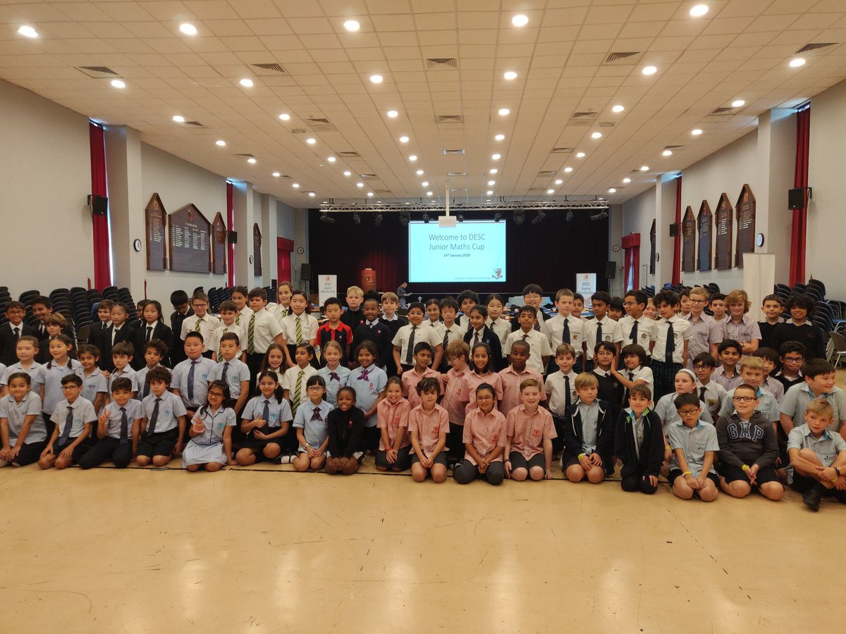 DESCmaths's tweet photo. DESC Junior Maths competition is under way! https://t.co/IH0IiG3fRH