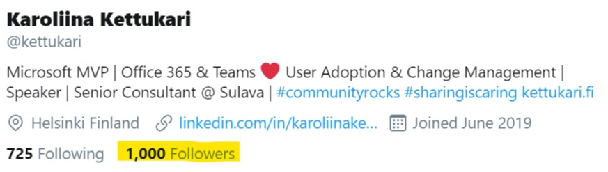 kettukari's tweet image. That&apos;s cool 😎 #internetpoints No but really - one year ago I would&apos;ve never ever thought:
1) I&apos;d be in Twitter 🤯
2) I&apos;d had this many friends 🤗 (followers is such a creepy term 🙄)
3) I&apos;d be lovin&apos; it! 🥰🤩