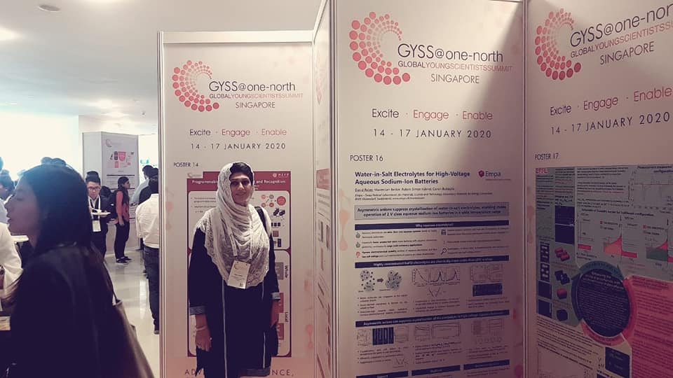 Gulls_Pakistan's tweet photo. Dr. Sana Jabeen and Engr. Farhan Mustafa representing Gull's Association-Pakistan at @GYSS2020
3rd year of representation of nominees from Pakistan in #GYSS2020 by Gulls' forum AlhamdulilAllah
#scientistsinSG

https://t.co/2KwjhBdeKU https://t.co/8Jg0KOgMiB