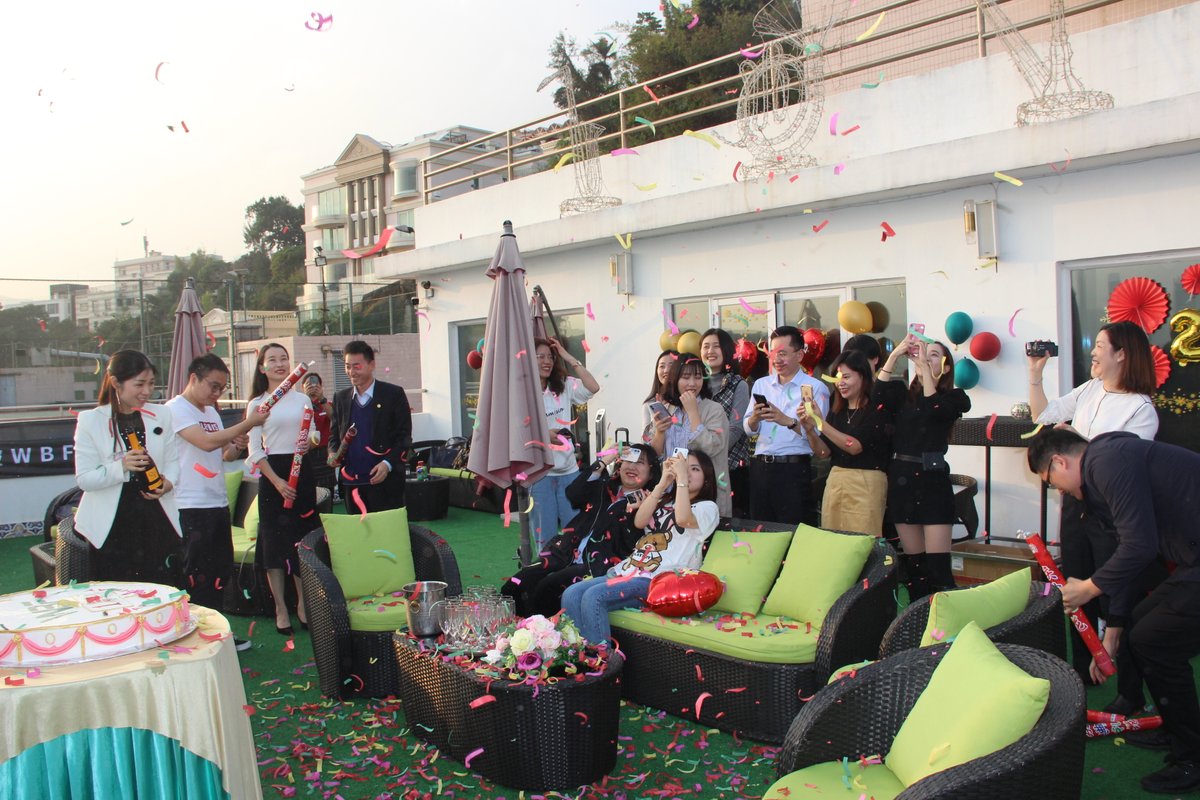 WBF Exchange's 1st Anniversary Internal Party🥳
#Blockchain  #BTC #cryptocurrency #investments #macao #Singapore