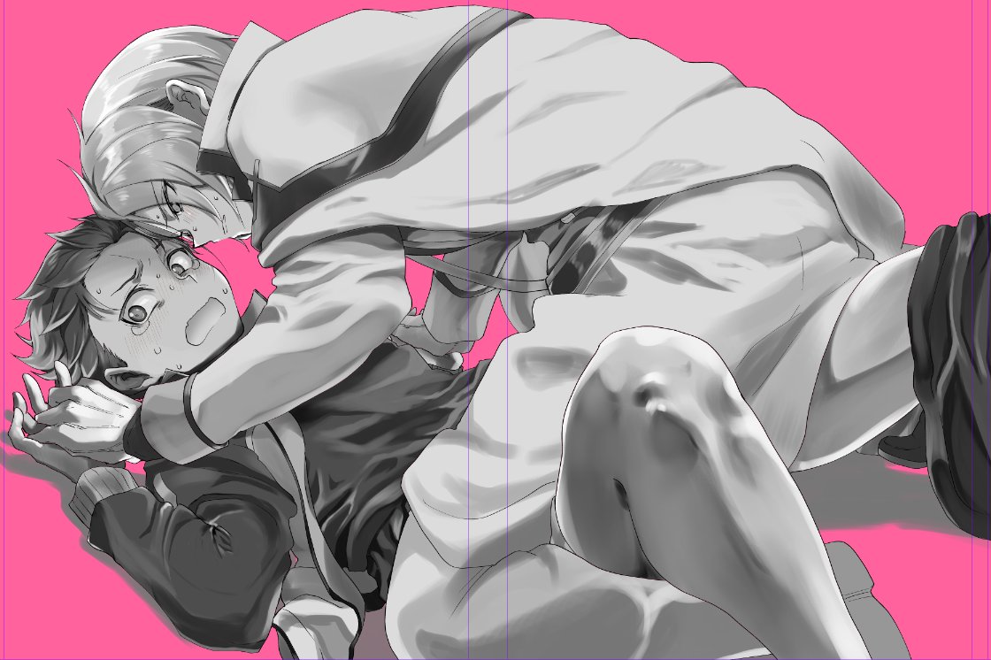 腐向けユス とちゅうでちからつきた Panaのイラスト