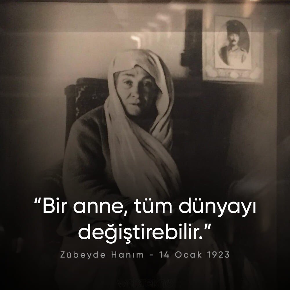 Ulu Önder Mustafa Kemal Atatürk'ün annesi Zübeyde Hanım'ı vefatının 97'nci yıl dönümünde saygıyla anıyoruz. #ZübeydeHanım
