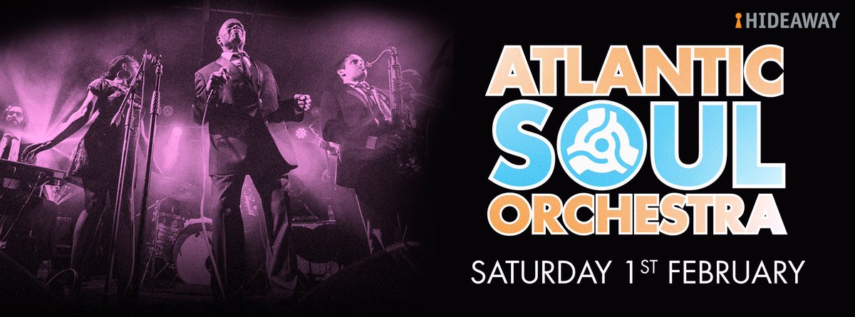 The biggest #Soul #Party in town returns to <a href="/hideawaylive/">Hideaway Live</a> with the explosive <a href="/AtlanticSoulOrc/">AtlanticSoulOrchestr</a> Sat 1st Feb! Book now==>bit.ly/2ZHpDKz #WhatsOn <a href="/MiSoulTweets/">misoulradio</a> <a href="/colourfulradio/">Colourful</a> <a href="/welovesouluk/">We Love Soul</a> <a href="/weekender_life/">Weekender</a> <a href="/FunksoulLondon/">Funk Soul London</a> <a href="/brixtonbuzz/">Brixton Buzz</a>