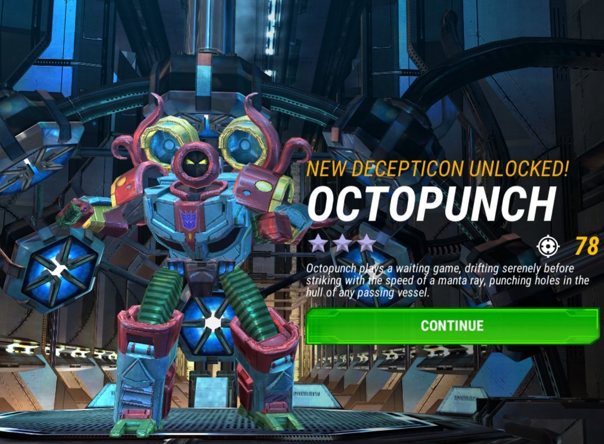 soundwavescat's tweet photo. Some nice pickups through shard accumulation over the last month or so...the #octone was won from a premium crystal 🤪
#Galvatron
#runamuck
#octopunch
#transformersearthwars
#transformers
#spaceape
#backflipstudios https://t.co/vkpYCCOJhk
