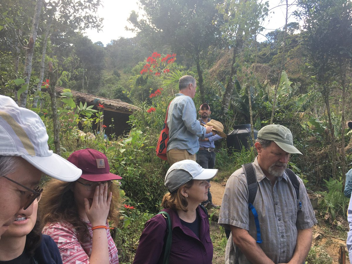 cnolin's tweet photo. 2020.01.07 @CLAGGeography #fieldtrip to Rabinal & Maya Achí territory community visit to Chich’upaq to witness Qachuu Aloom agroecology projects in action. Pride, deep knowledge, sharing beautiful vision of food sovereignty in complex Guate context #LifeAfterGenocide #LandAndLife https://t.co/wIF0mYIlZN