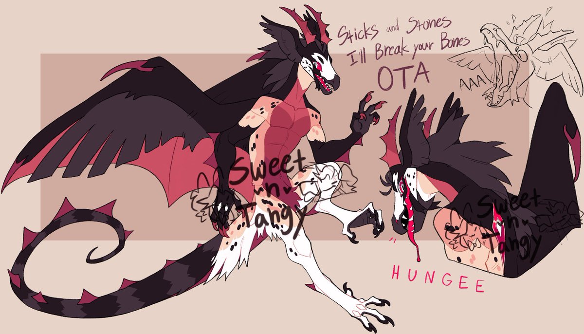 Hey so um?? THIS COLLAB W <a href="/BattyTangFang/">Batty ≜ Brightsmile</a> WAS SO FUN LIKE HONESTLY?? HIS LINES ARE SO AWESOME HHH 💕💕💕  I did the extra art on the side cause I couldn’t help it I love this babey so much hHHH feel free to reply or dm to offer! USD, designs, and art(addon only) are welcome!!
