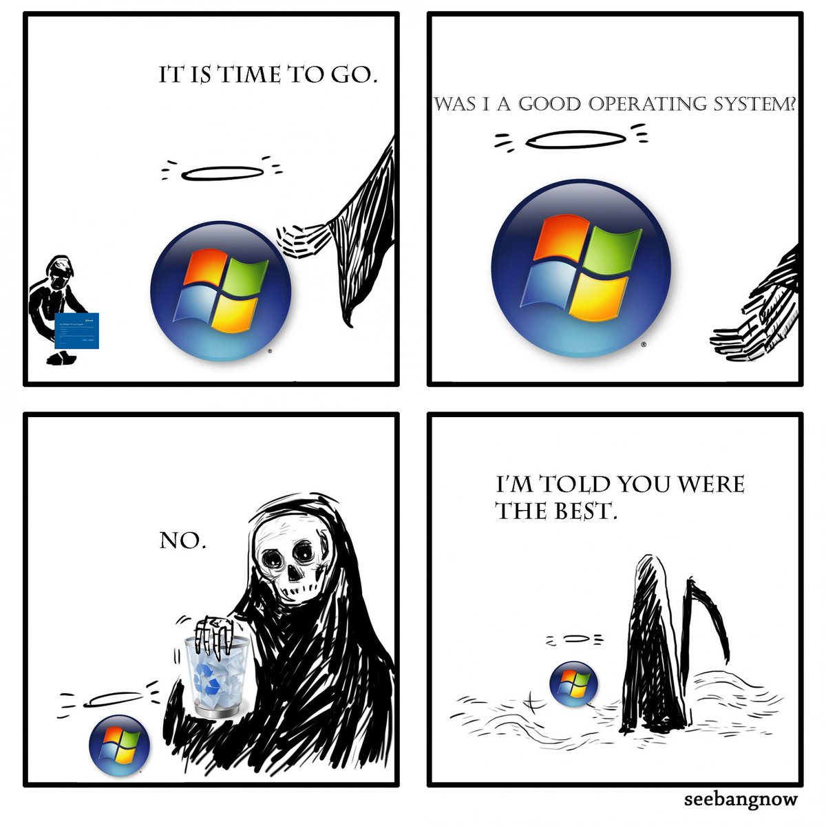 thomasrysgaard's tweet image. #RIPWindows7