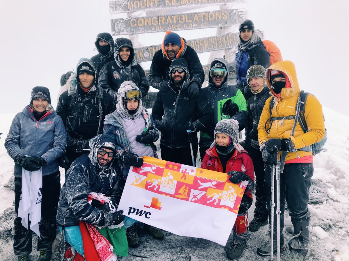 Pwc Middle East On Twitter Big And Warm Congrats To Our Kilimanjaro Team Who Summited The Peak On January 9 After 6 Days Of Climbing Through Rainforests Cold Rain And Snow All