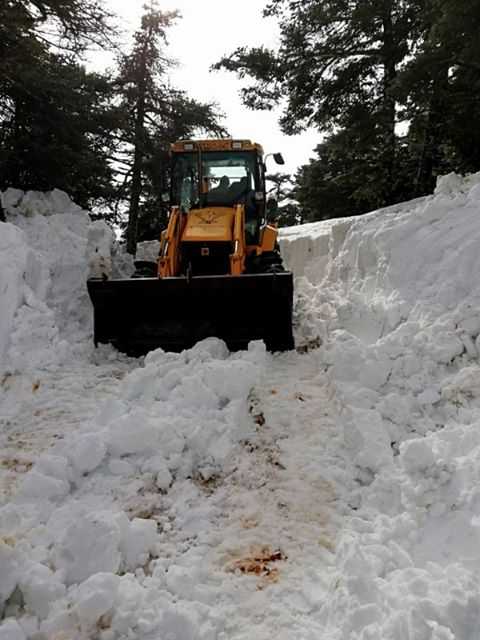 severeweatherEU's tweet photo. Huge amount of snow at Parnitha mountain (1000 m ASL), Attica region, a few kilometers from the capital Athens, Greece, Jan 13th. Thanks to Αλέξανδρος Αλατσαθιανός for the report - posted with permission. https://t.co/82amrC7xeN