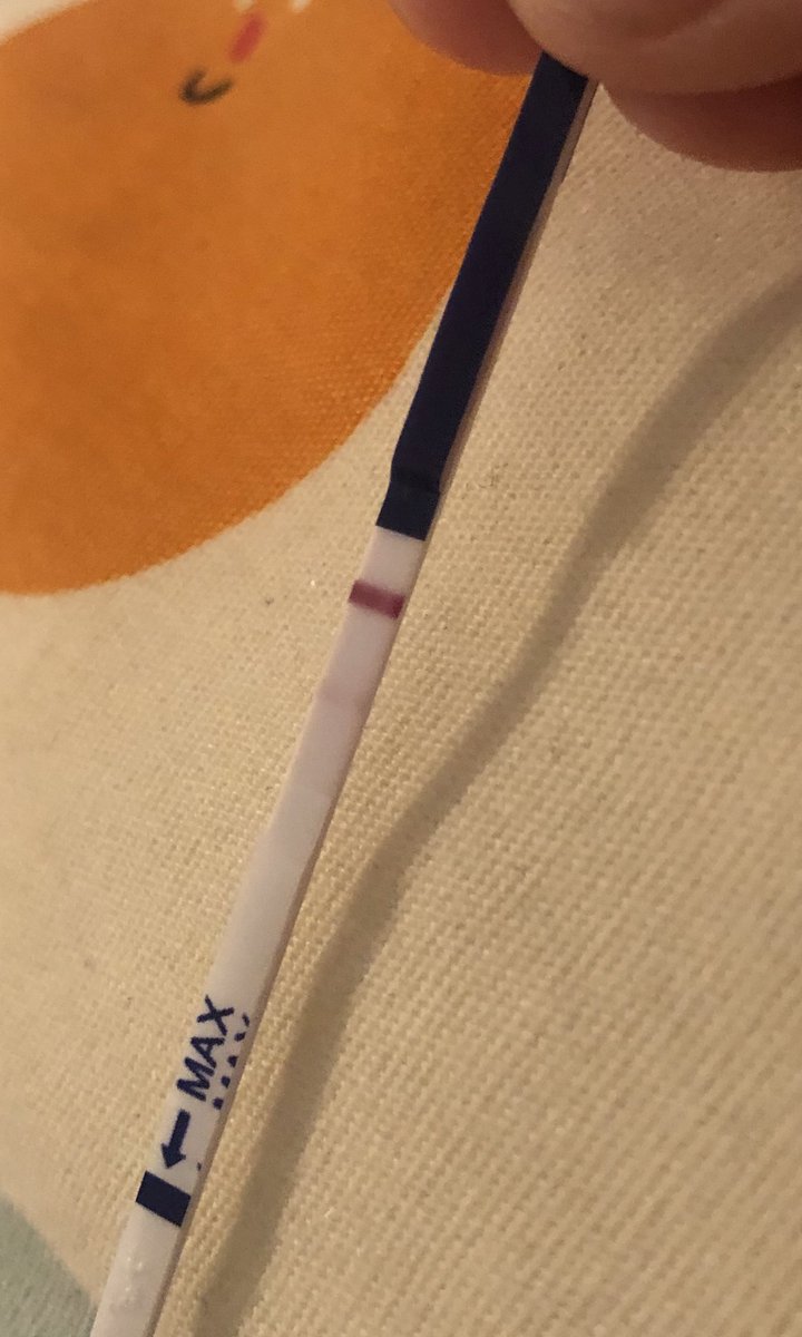Hoy 7 días posT, 4 previos a la Beta, y tras el sangrado del domingo, he cometido el acto suicida de hacerme un test de embarazo, y por primera vez en mi vida, veo una rallita 😭 ay dios que miedo!!! Vosotras la veis?? #infertilpandy
