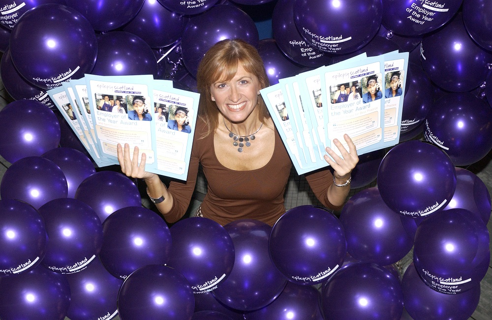 epilepsy_scot's tweet photo. Did you know that in 2003 we launched our Employer of the Year Award, which awarded the most caring employer whose #epilepsyfriendly practices transformed an employee's life. Journalist and broadcaster Jackie Bird helped us launch the award. #Celebrate65 #epilepsy https://t.co/n4AyJP1cAX