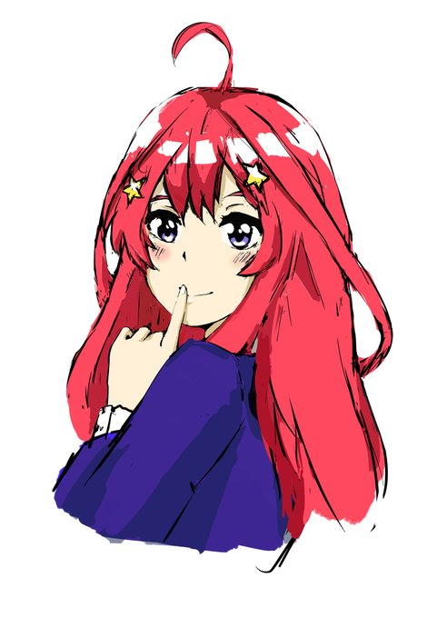 Brocco.50.1🥦Commission:OpenさんがTwitterに投稿した中野五月(五等分の花嫁)のイラスト。