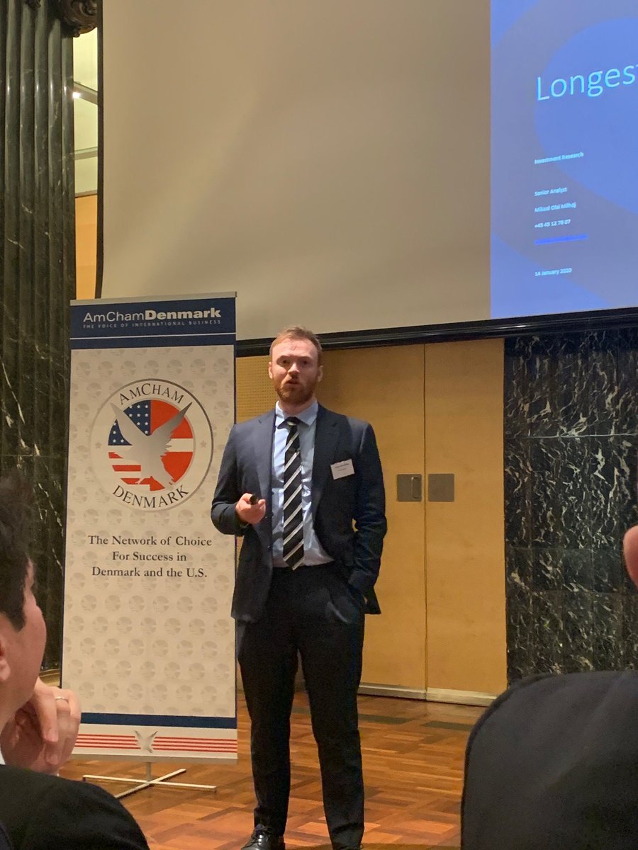 Vi har besøg af <a href="/AmChamdk/">AmCham Denmark</a>, hvor vores senioranalytiker <a href="/mikaelmilhoj/">Mikael Olai Milhøj</a> taler om amerikansk økonomi. Derefter kommer <a href="/TorstenJansen/">Torsten Stiig Jansen</a> og Bjarne Corydon på programmet.