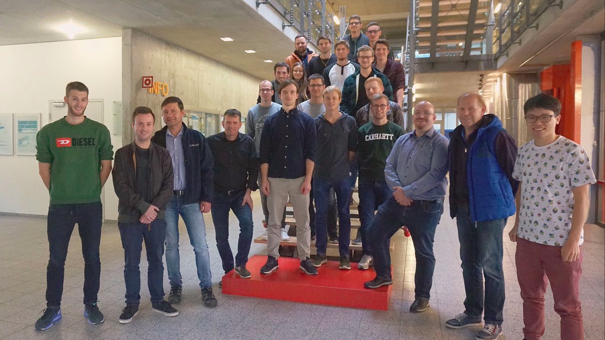 OTH_Regensburg's tweet photo. Studierende der OTH Regensburg entwickeln zusammen mit Kooperationspartner der @KronesAG ein #Konzept für eine verbesserte Brauanlage! Mehr unter https://t.co/NtAfn27yhB

Foto: Hyang-Mok Baik https://t.co/1MS0fFJb6z