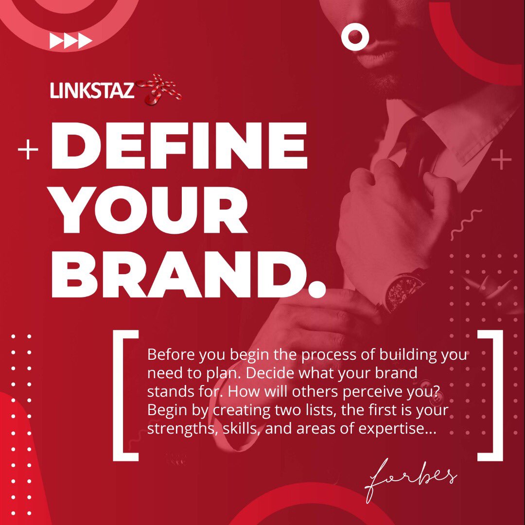 Linkstaz's tweet photo. The second lists are what you stand for, or what’s important to you. These are the personal values you hold important.
With these two lists—skills and values—you can begin to build your music brand. – Forbes https://t.co/icDgtXKbhd