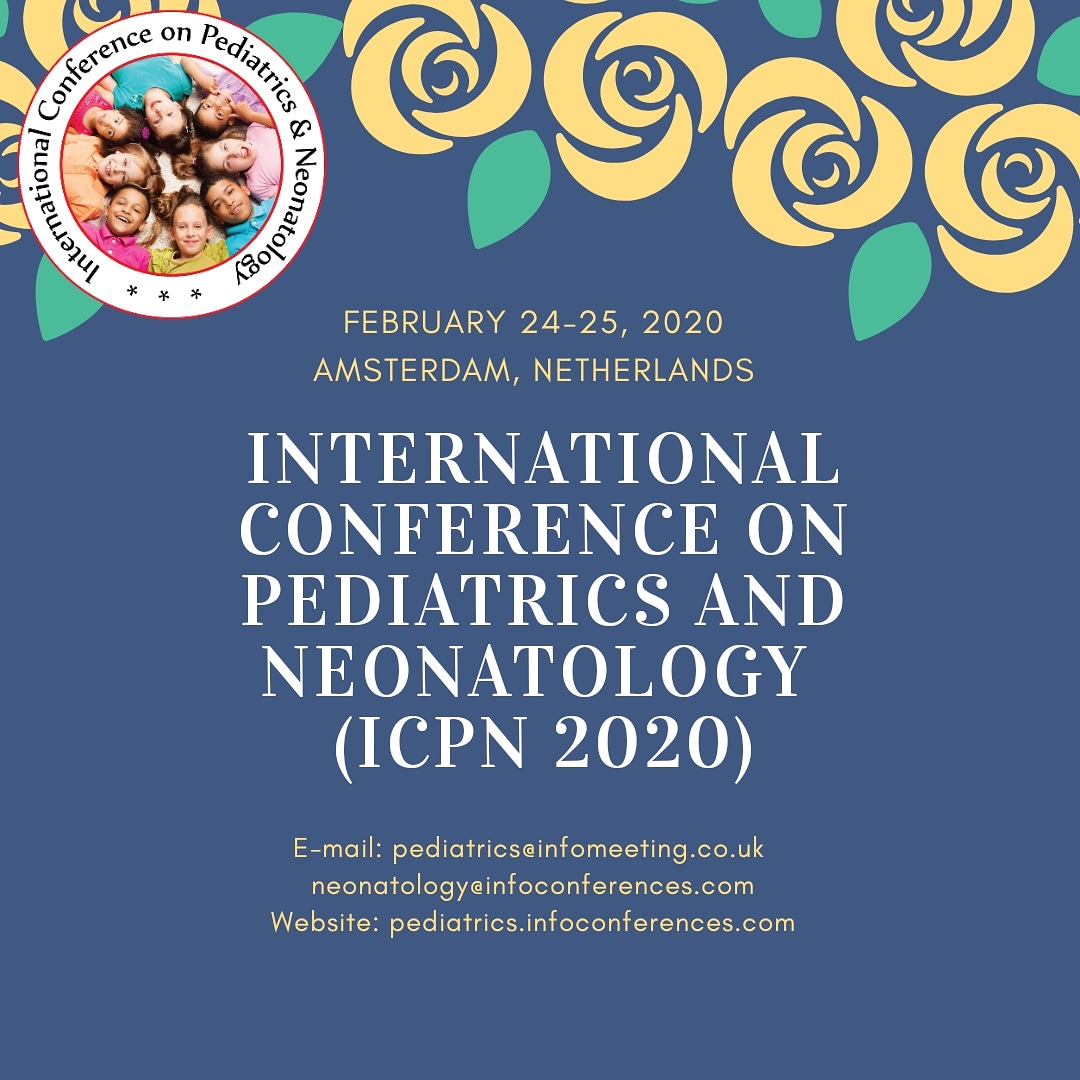 Asiapacific_Ped's tweet photo. Mark your date! International Conference on Pediatrics &amp; Neonatology. Amsterdam, The Netherlands. Feb 24-25, 2020. Novotel Amsterdam Schiphol Airport. https://t.co/GmxnH0wGts