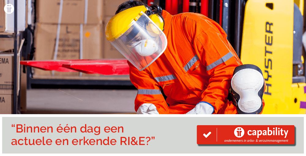 CAPABILITY_NL's tweet photo. Op donderdag 12 december bieden we werkgevers de mogelijkheid om in één dag een actuele en volledige RI&amp;E uit te voeren. Voldoe met jouw bedrijf aan de verplichtingen en breng alle risico's op de werkvloer in kaart. Lees meer: https://t.co/H60da2suWF https://t.co/IrQlviAIyf