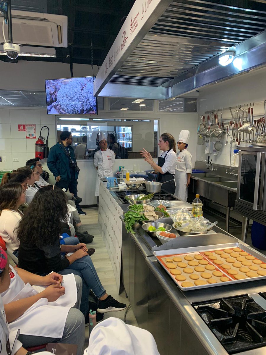bculinary's tweet image. La investigadora de BCulinaryLAB @NovalBlanca ofrece un taller monográfico sobre #plantassilvestres en el encuentro gastronómico #LatitudCero2020 de Ecuador. #EmpoderamientoMujer
