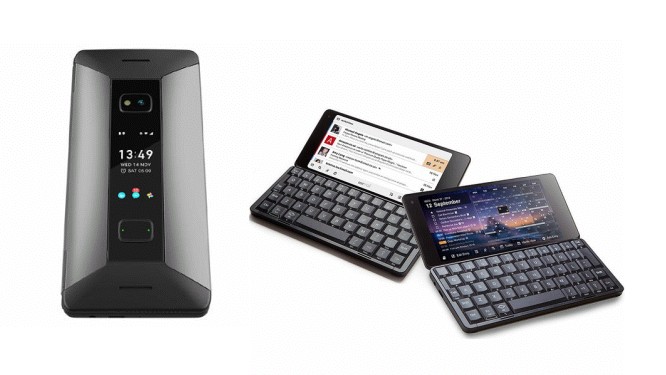 Yodobashi_X's tweet photo. 【ヨドバシ x SIMフリースマホ】

通話も文書作成も思いのまま☝️
最新のAndroid OS 9.0を搭載。ノートPCを縮小したような折りたたみ式スマホPDA📱
▶️https://t.co/9o8OHQA0zB

画面を開かずに通知チェック、もちろん通話も可能👌

懐かしいのPDAと、進化した現在の機能が融合したSIMフリースマホです😊 https://t.co/Lzc2g9R35M